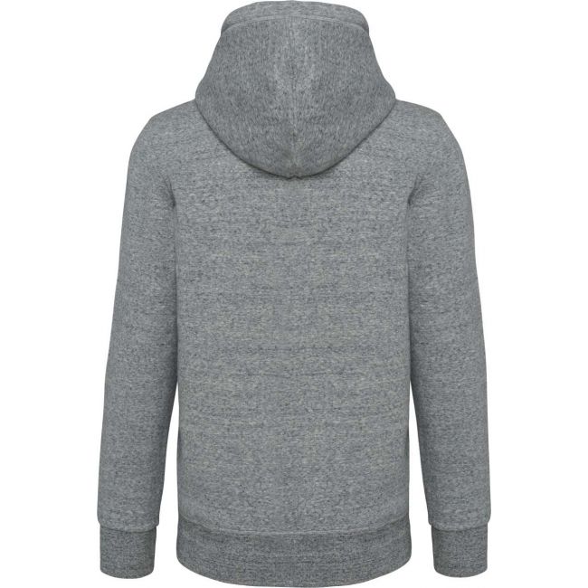 Hooded sweatshirt culoare slub grey heather marimea l