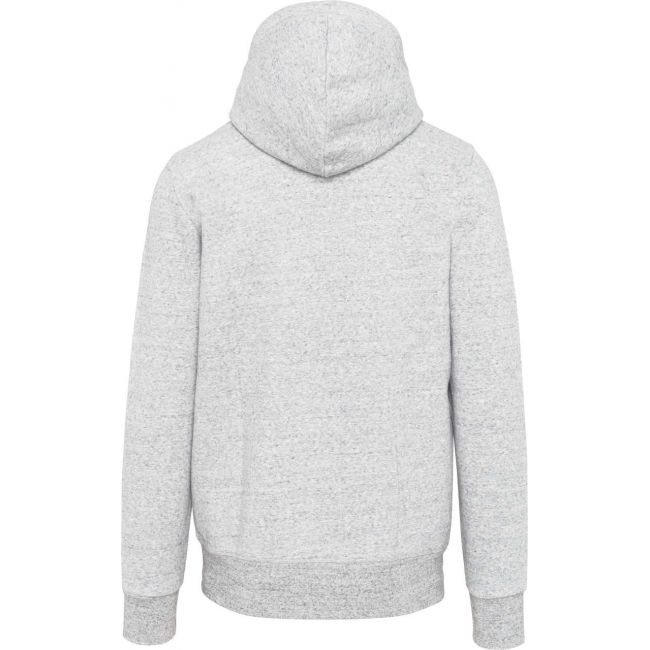 Men’s vintage zipped hooded sweatshirt culoare ash heather marimea 3xl