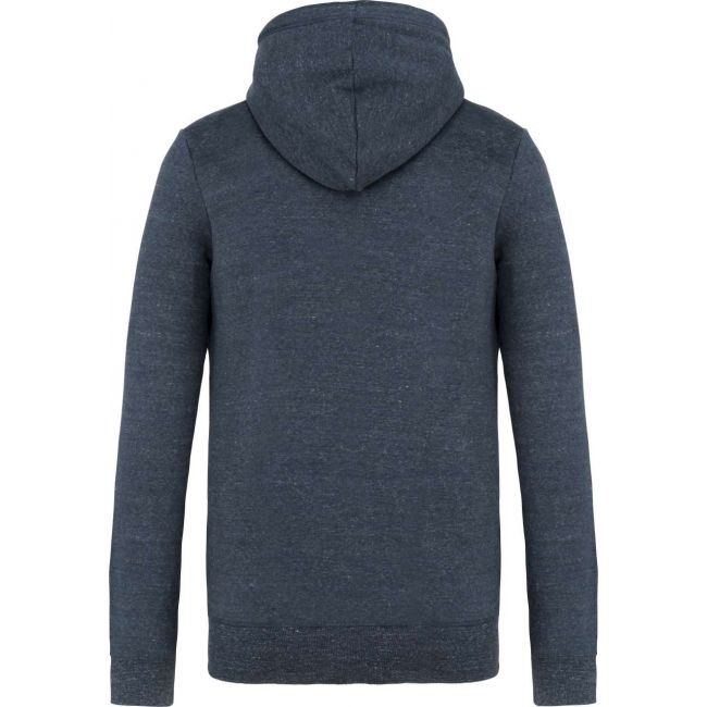 Men’s vintage zipped hooded sweatshirt culoare night blue heather marimea s