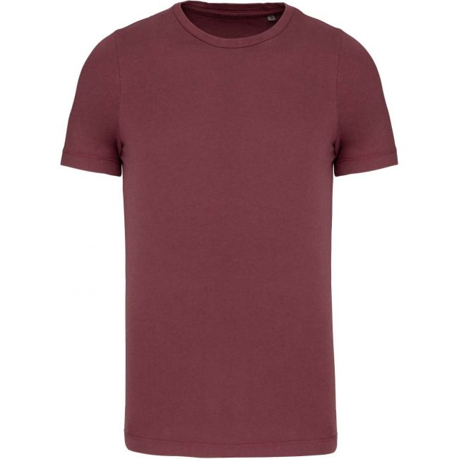 Men's short sleeve t-shirt culoare vintage marsala marimea l