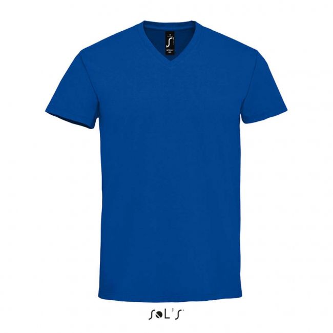 Sol's imperial v men - v-neck t-shirt culoare royal blue marimea s