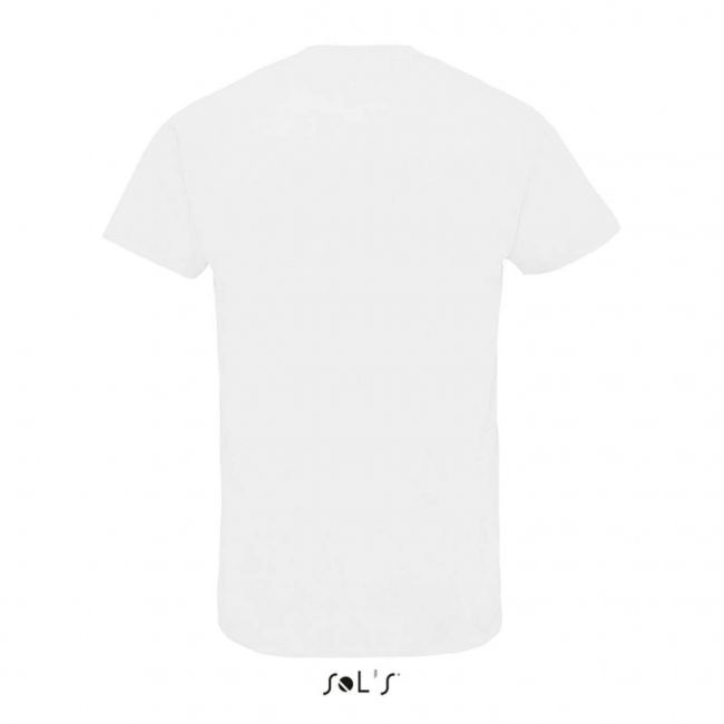 Sol's imperial v men - v-neck t-shirt culoare white marimea 3xl