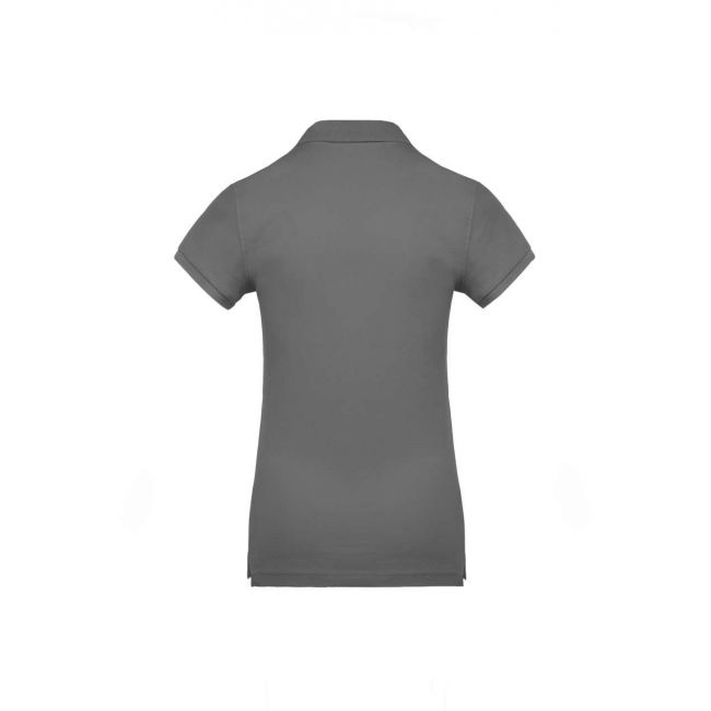 Ladies’ organic piquÉ short-sleeved polo shirt culoare storm grey marimea 2xl