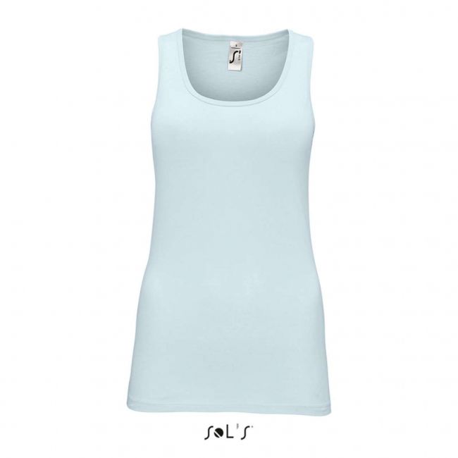 Sol's jane - women's tank top culoare creamy blue marimea l