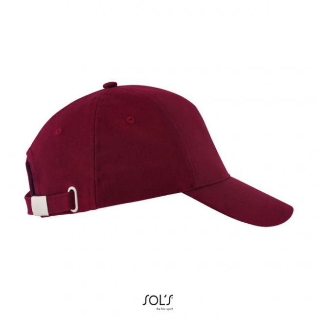 Sol's long beach - 5 panel cap culoare burgundy marimea u