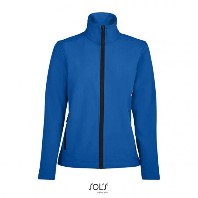 Sol's race women - softshell zip jacket culoare royal blue marimea l