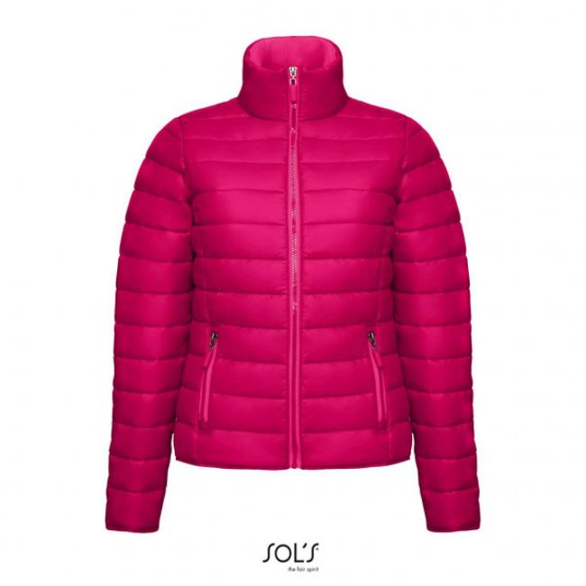 Sol's ride women - light padded jacket culoare dark pink marimea s