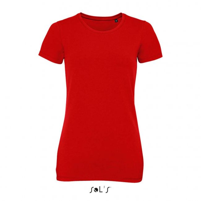 Sol's millenium women - round-neck t-shirt culoare red marimea m