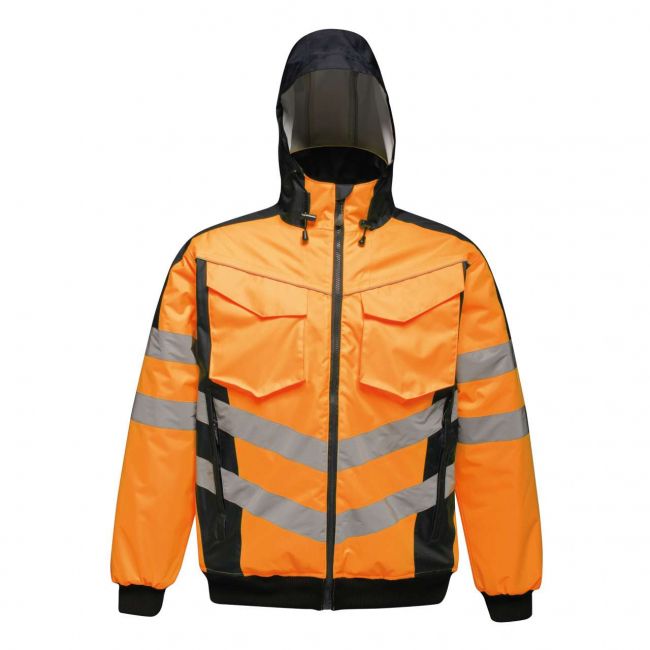 Hi-vis pro bomber jacket culoare orange/navy marimea l