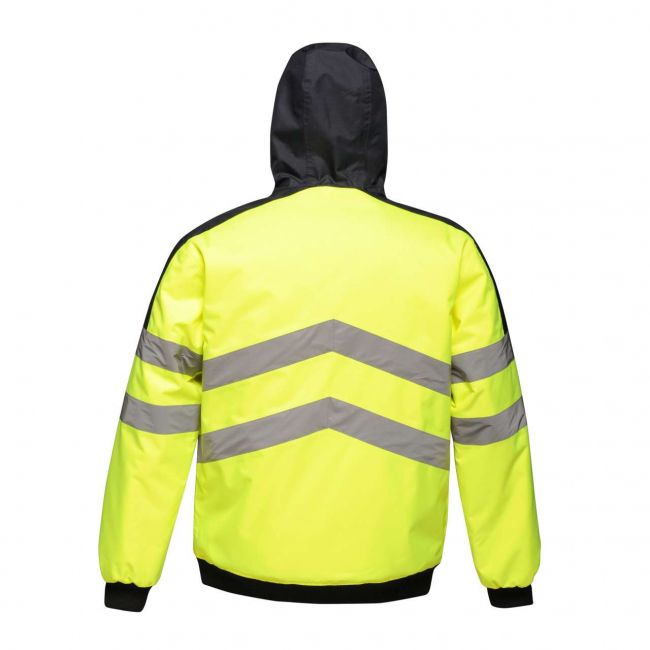 Hi-vis pro bomber jacket culoare yellow/navy marimea m