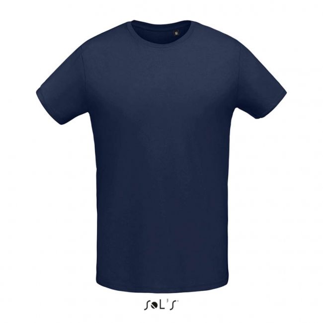 Sol's martin men - round-neck fitted jersey t-shirt culoare french navy marimea 3xl