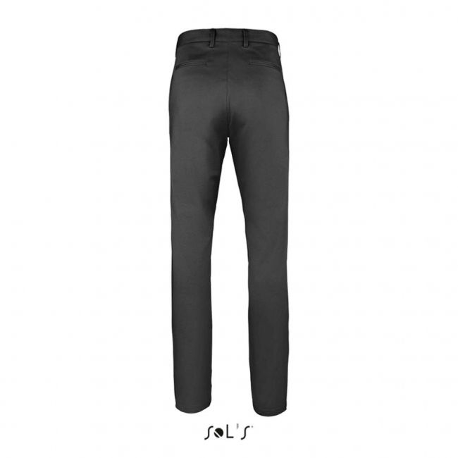 Sol's jared men - satin stretch trousers culoare black marimea 42