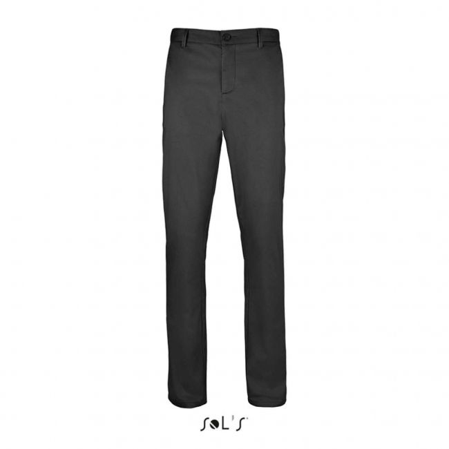 Sol's jared men - satin stretch trousers culoare black marimea 42