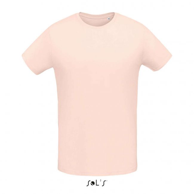 Sol's martin men - round-neck fitted jersey t-shirt culoare creamy pink marimea 3xl