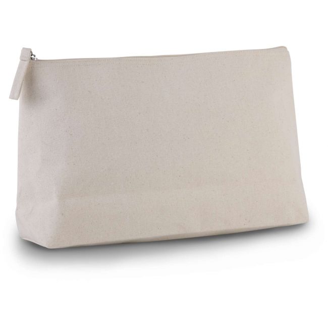 Cotton canvas toiletry bag culoare natural marimea u