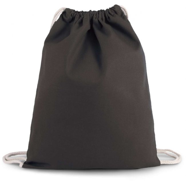 Drawstring bag with thick straps culoare shale grey marimea u