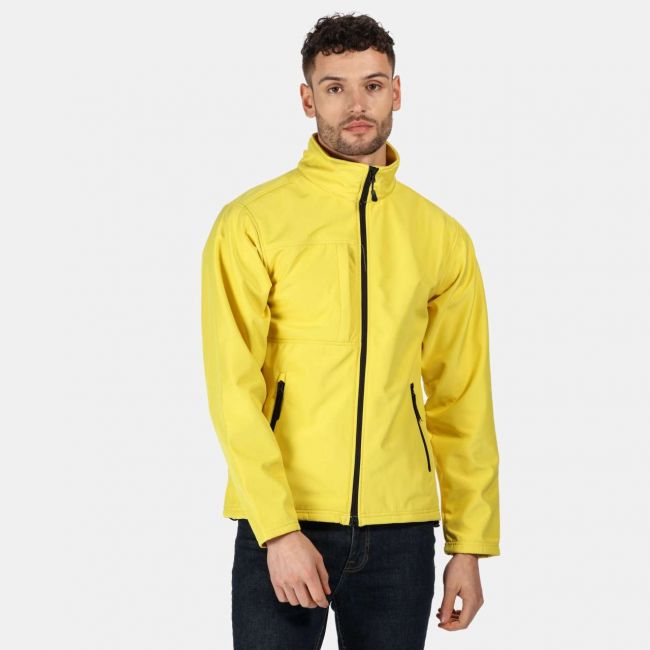 Men's octagon ii printable 3 layer membrane softshell culoare bright yellow/black marimea 3xl