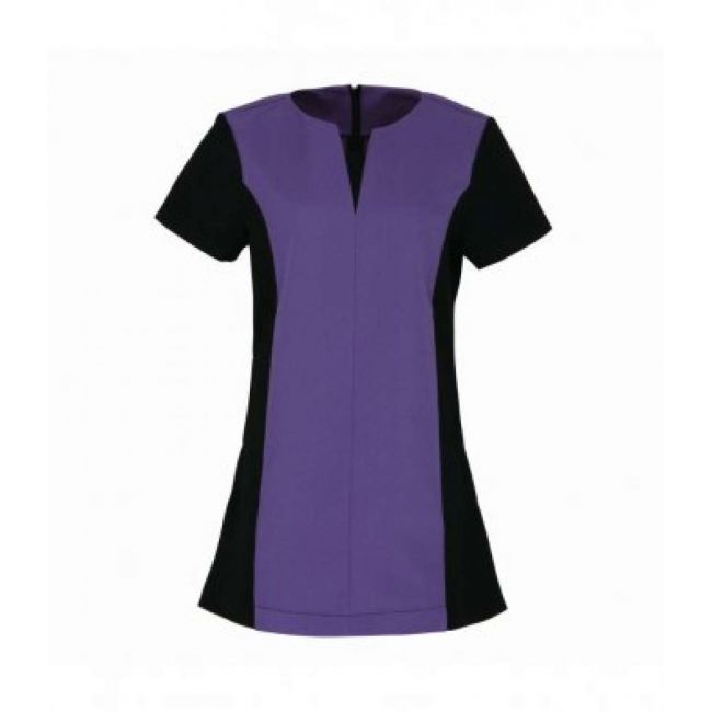 ‘peony’ beauty and spa tunic culoare purple/black marimea xxs