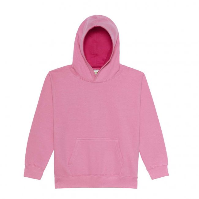 Kids varsity hoodie culoare candyfloss pink/hot pink marimea 12/13