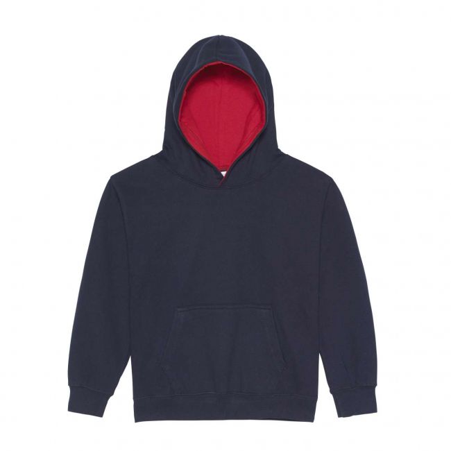 Kids varsity hoodie culoare new french navy/fire red marimea 12/13