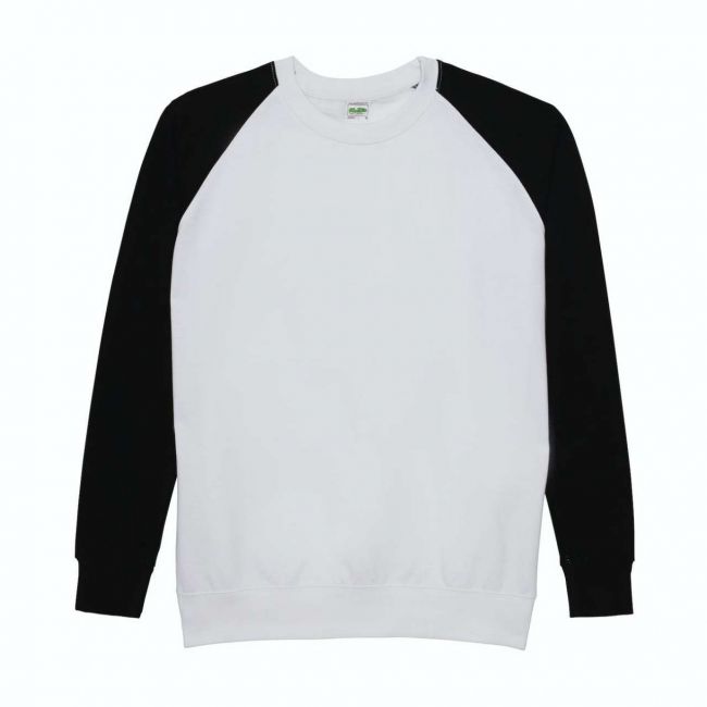 Baseball sweat culoare arctic white/jet black marimea 2xl