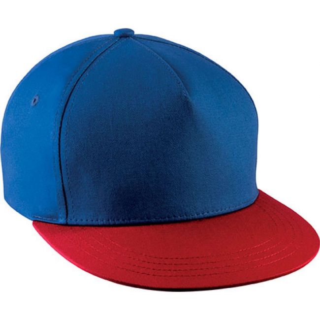 Snapback cap - 5 panels culoare royal blue/red marimea u