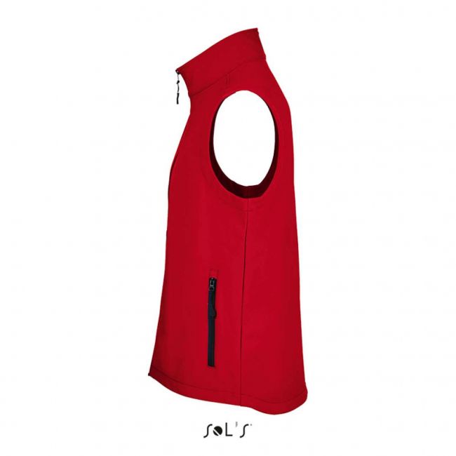 Sol's race bw men - softshell bodywarmer culoare pepper red marimea m