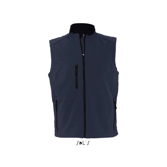 Sol's rallye men - sleeveless softshell jacket culoare french navy marimea 3xl