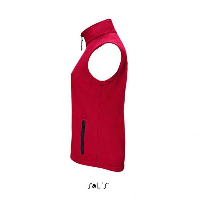 Sol's race bw women - softshell bodywarmer culoare pepper red marimea m