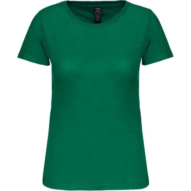 Ladies' bio150 crew neck t-shirt culoare kelly green marimea l