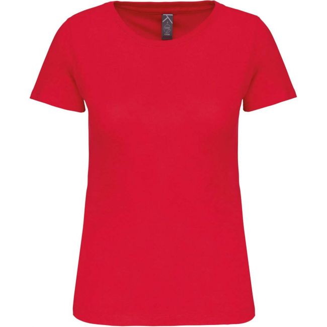 Ladies' bio150 crew neck t-shirt culoare red marimea 2xl