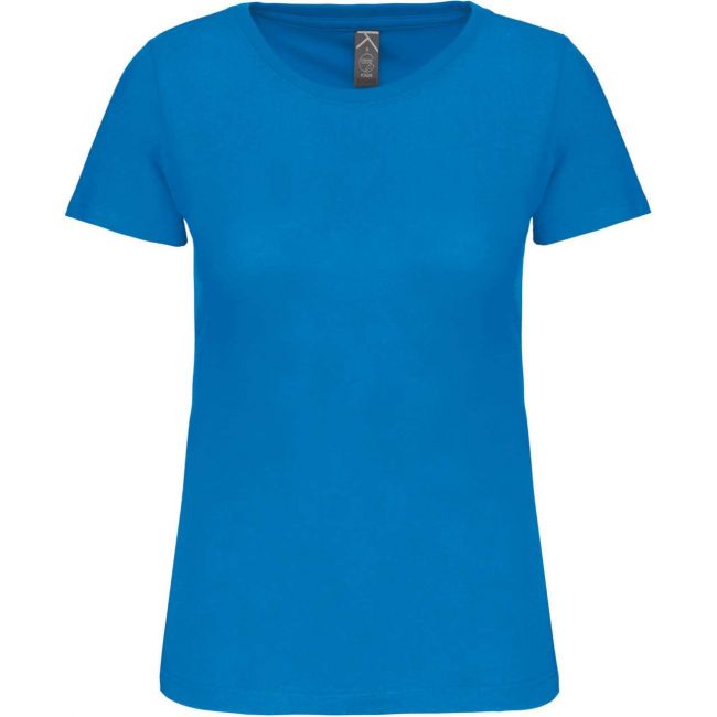 Ladies' bio150 crew neck t-shirt culoare tropical blue marimea 2xl