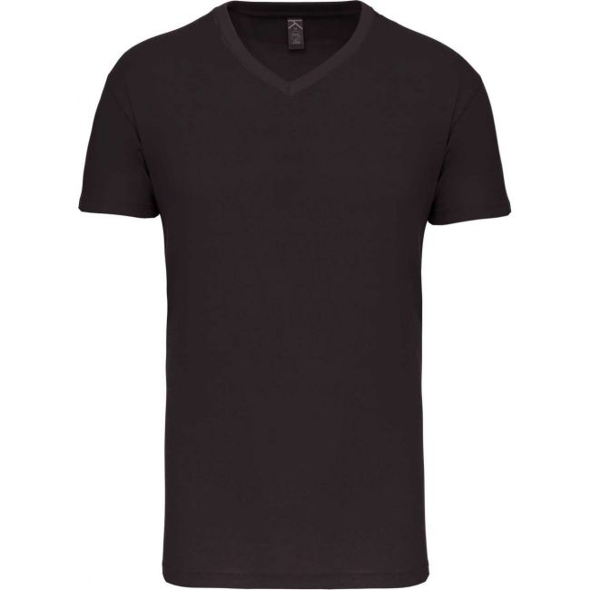 Men's bio150 v-neck t-shirt culoare dark grey marimea xl