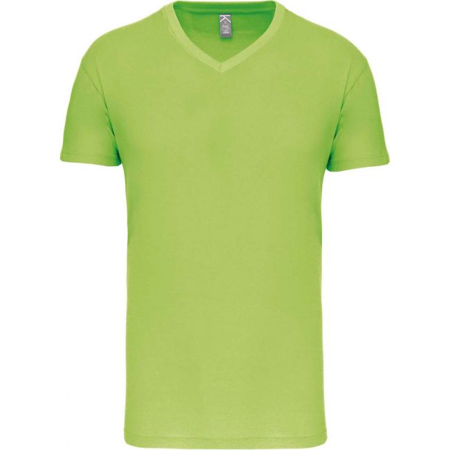 Men's bio150 v-neck t-shirt culoare lime marimea 2xl