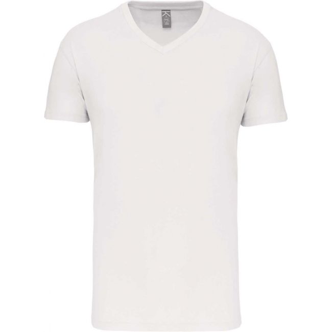 Men's bio150 v-neck t-shirt culoare white marimea 5xl