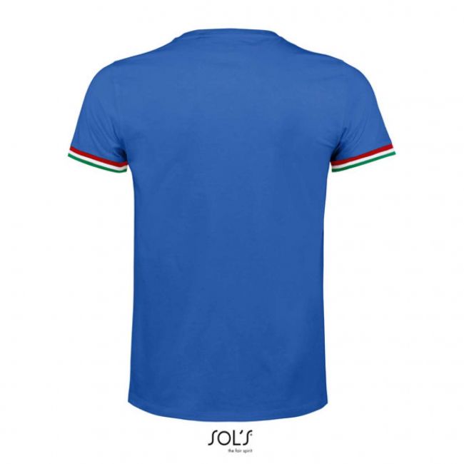 Sol's rainbow men - short sleeve t-shirt culoare royal blue/red/white/kelly green marimea 3xl