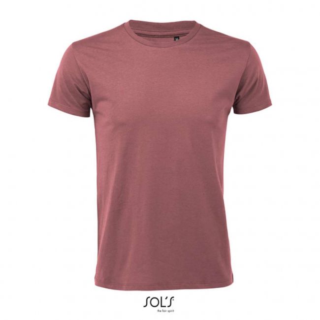 Sol's regent fit - men’s round neck close fitting t-shirt culoare ancient pink marimea 2xl