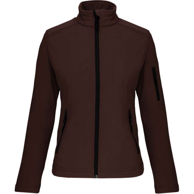 Ladies' softshell jacket culoare chocolate marimea 2xl