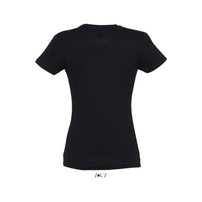 Sol's imperial women - round collar t-shirt culoare deep black marimea 3xl