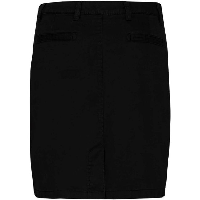 Chino skirt culoare washed black marimea 38