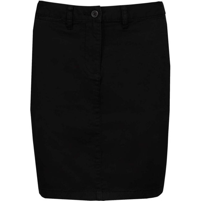 Chino skirt culoare washed black marimea 44