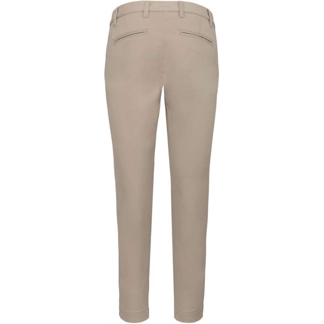 Ladies' above-the-ankle trousers culoare washed beige marimea 46