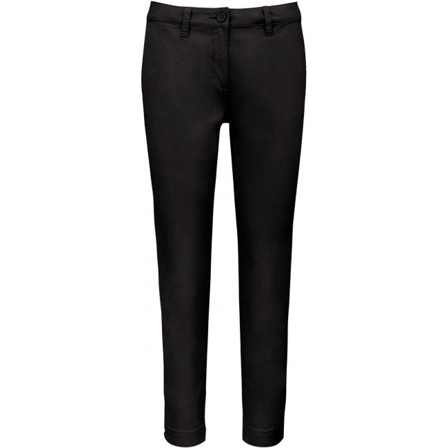 Ladies' above-the-ankle trousers culoare washed black marimea 34