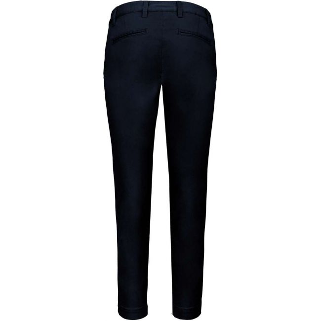 Ladies' above-the-ankle trousers culoare washed dark navy marimea 34