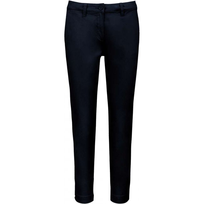 Ladies' above-the-ankle trousers culoare washed dark navy marimea 42