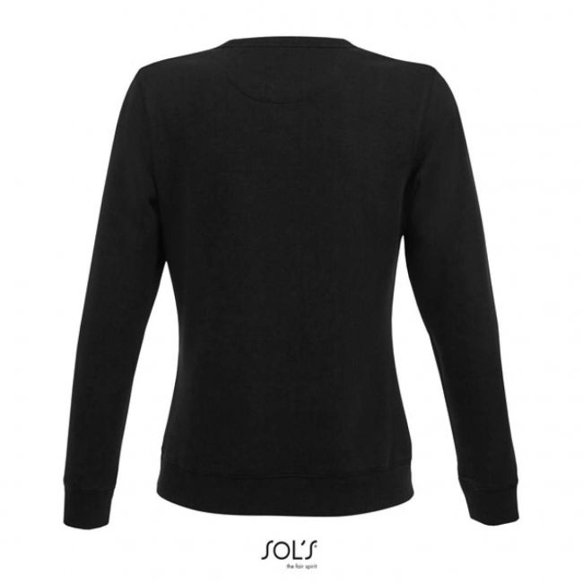 Sol's sully women - round-neck sweatshirt culoare black marimea s