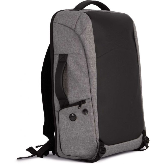 Anti-theft travel bag culoare graphite grey heather/black marimea u