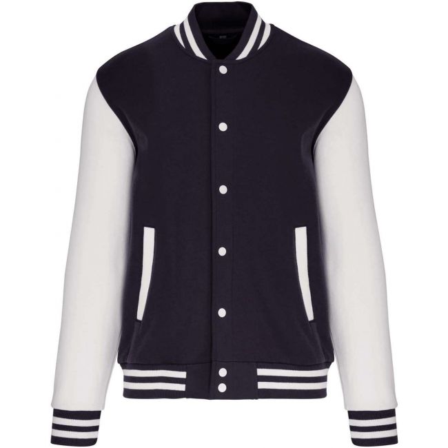 Kids teddy fleece jacket culoare navy/white marimea 8/10