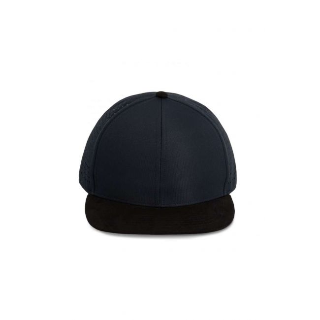 Micro-perforated snapback cap - 6panels culoare navy/black marimea u