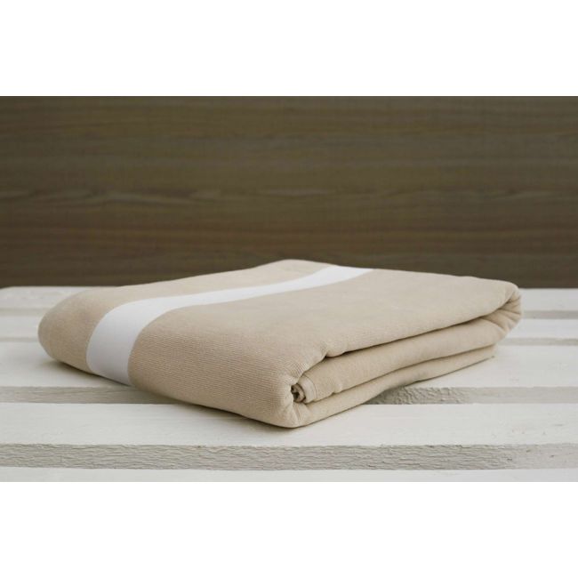 Olima velour beach towel culoare sand marimea 100x180